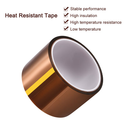 Harfington Heat Resistant Tape - High Temperature Heat Transfer Tape Polyimide Film Adhesive Tape