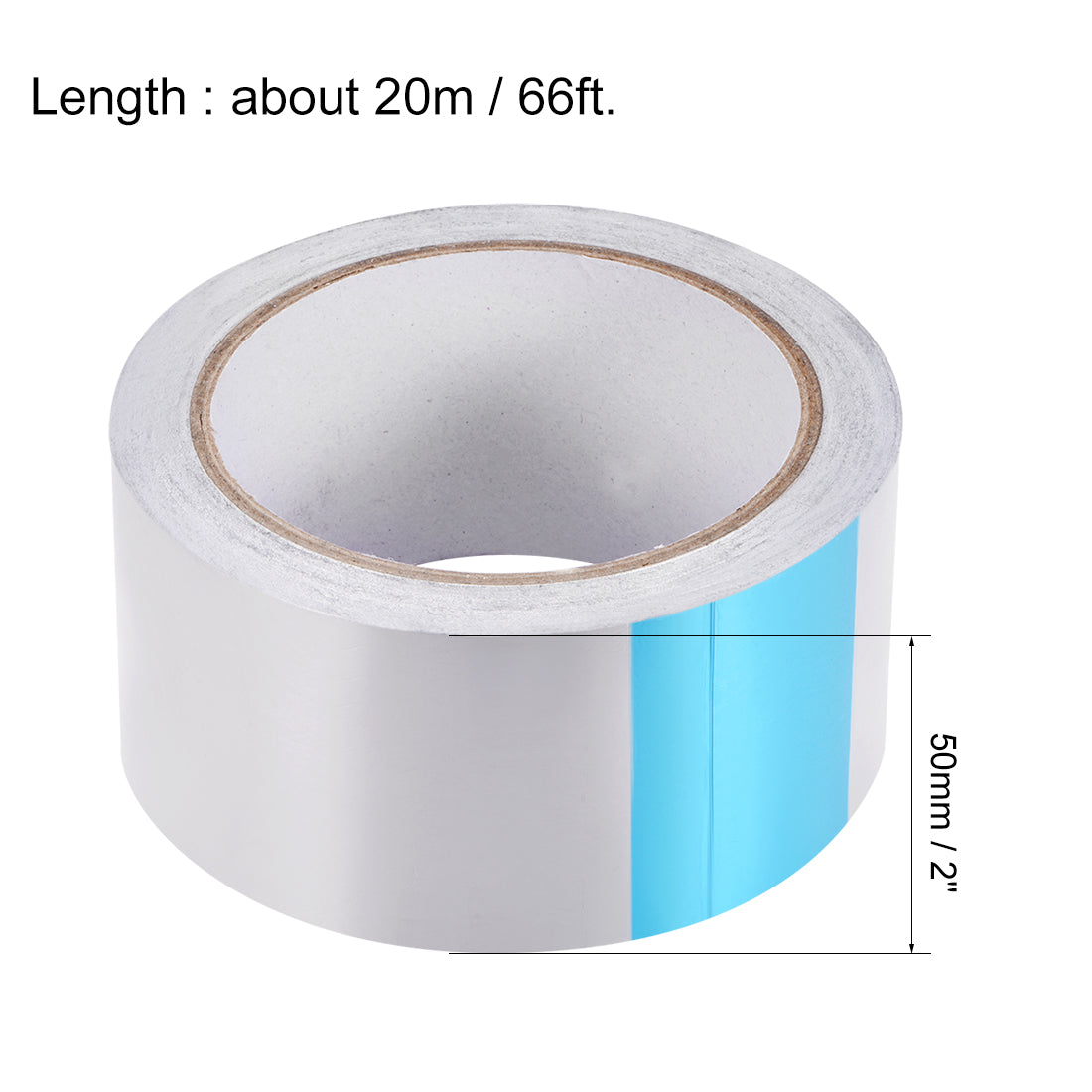 Harfington Heat Resistant Tape - High Temperature Heat Transfer Tape Aluminum Foil Adhesive Tape