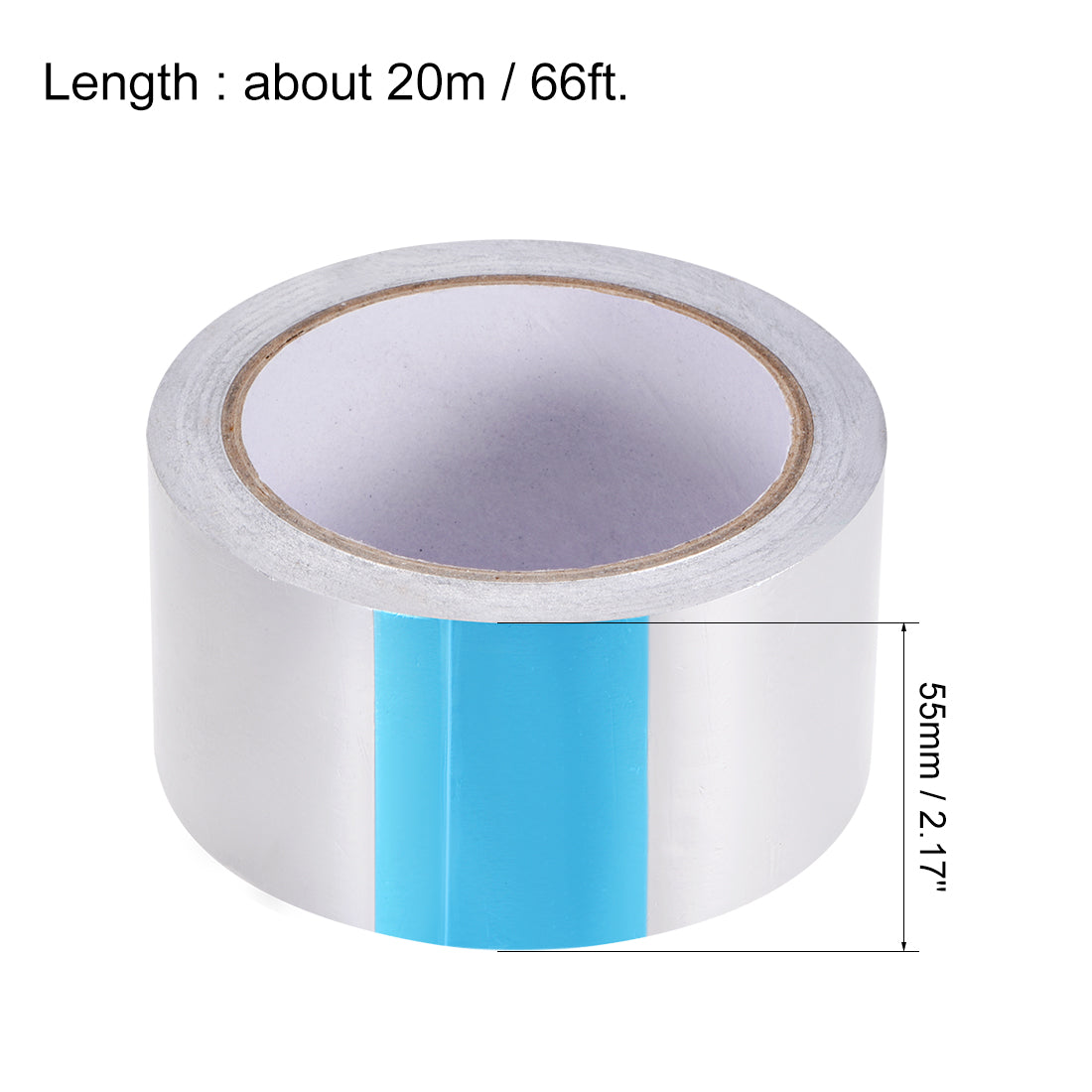 Harfington Heat Resistant Tape - High Temperature Heat Transfer Tape Aluminum Foil Adhesive Tape