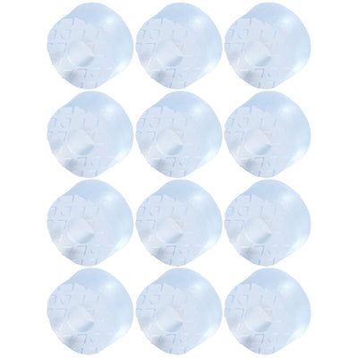 Harfington 12pcs Round Rubber Feet Non-slip Leg Pad Anti-scratch Table Desk Protector 15mm