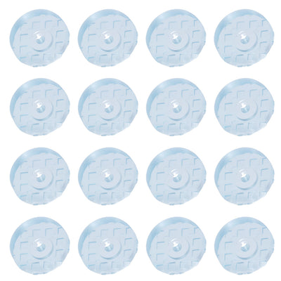 Harfington 16pcs Round Rubber Feet Non Slip Pad Anti-scratch Floor Protector for Table 25mm