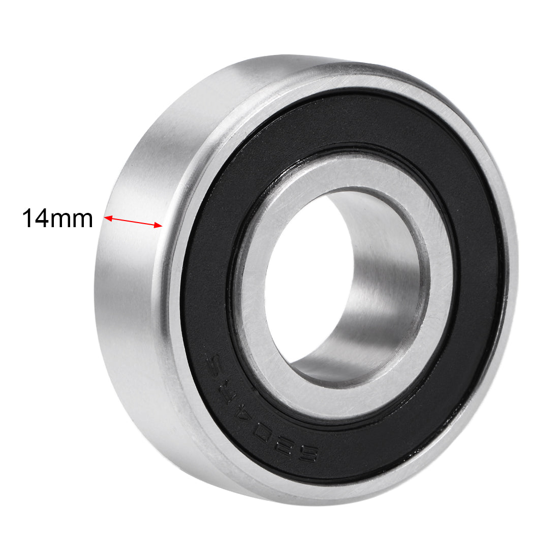 uxcell Uxcell Deep Groove Ball Bearings Metric Double Sealed Chrome Steel ABEC1 Z2 Level