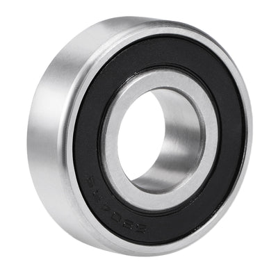 Harfington Uxcell Deep Groove Ball Bearings Metric Double Sealed Chrome Steel ABEC1 Z2 Level