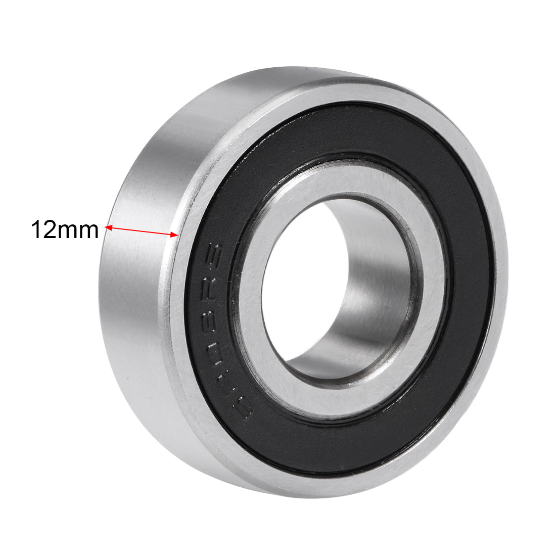 Harfington Deep Groove Ball Bearing Metric Double Shielded Chrome Steel ABEC1 Z2