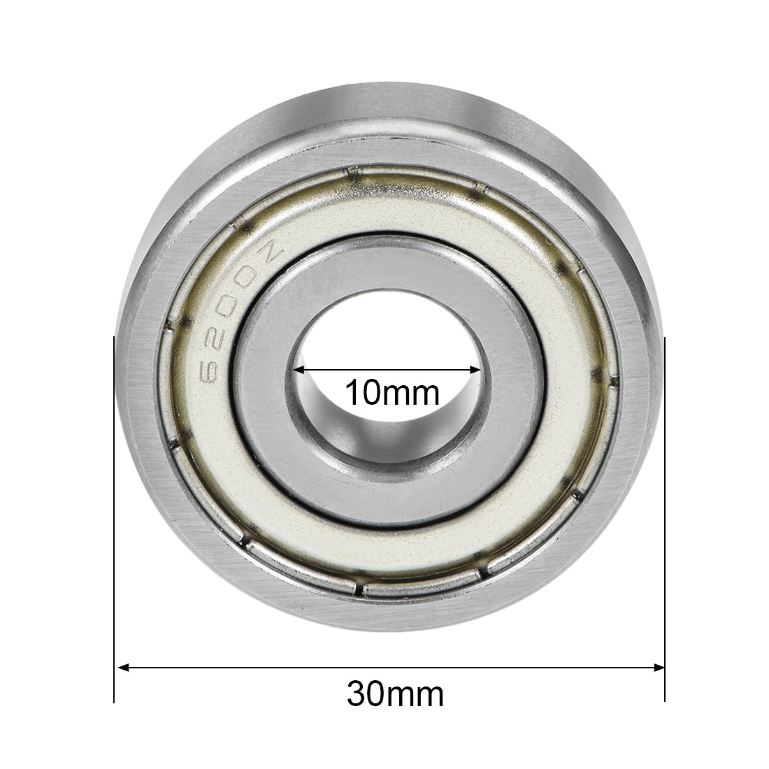 uxcell Uxcell Deep Groove Ball Bearings Metric Double Shielded Chrome Steel Roller Z2