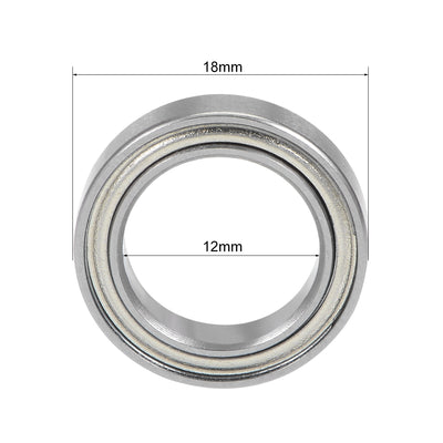 Harfington Deep Groove Ball Bearing Thin Section Double Shield Chrome Steel
