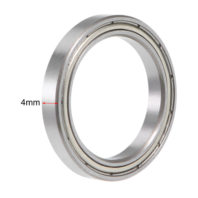 Harfington Deep Groove Ball Bearing Thin Section Double Shield Chrome Steel