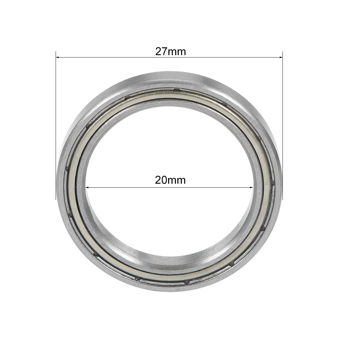 Harfington Deep Groove Ball Bearing Thin Section Double Shield Chrome Steel