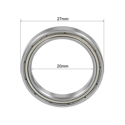 Harfington Deep Groove Ball Bearing Thin Section Double Shield Chrome Steel