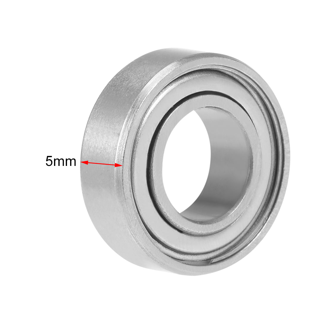 uxcell Uxcell Deep Groove Ball Bearings Metric Double Shielded Carbon Steel Z1