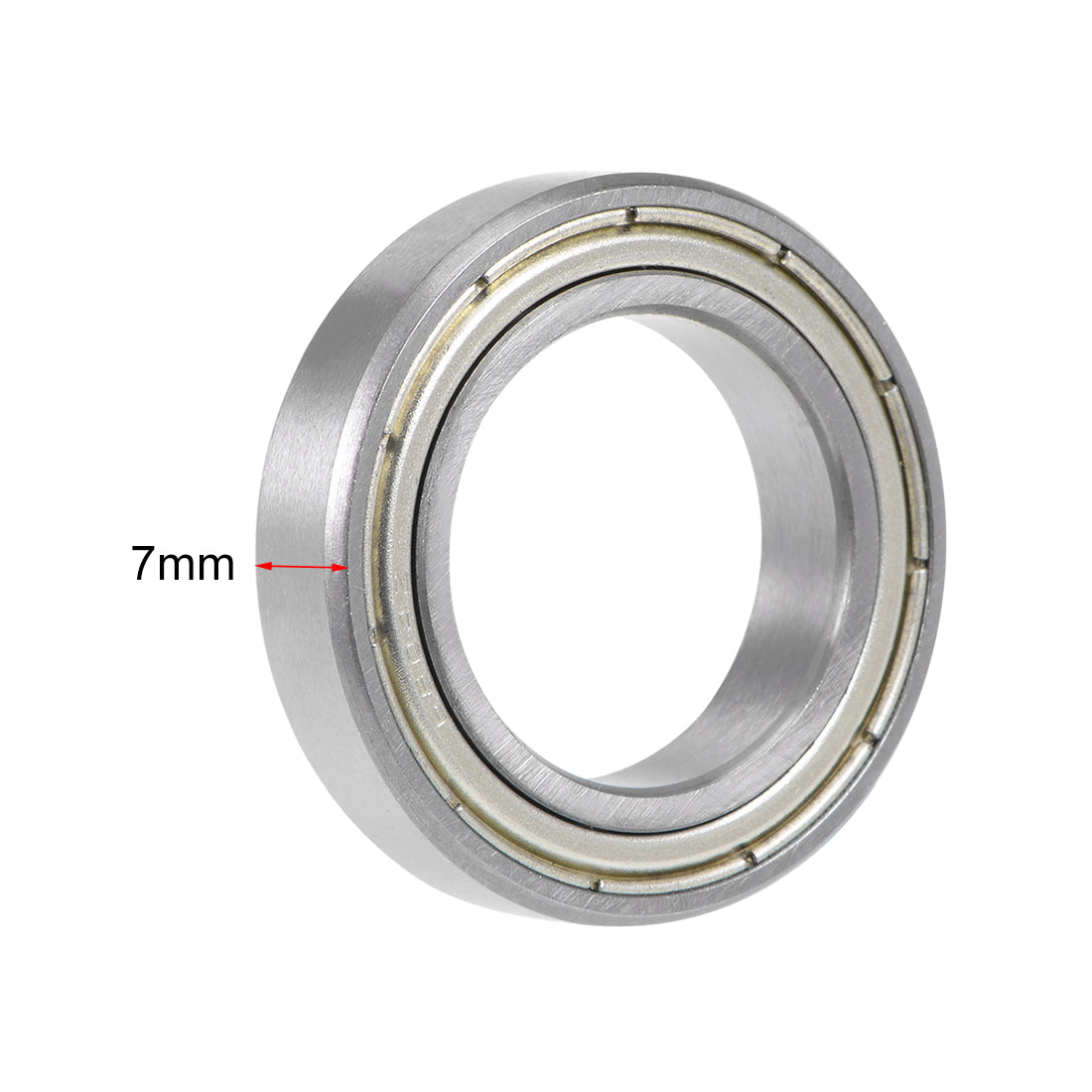 uxcell Uxcell Deep Groove Ball Bearings Thin Section Double Shielded Chrome Steel