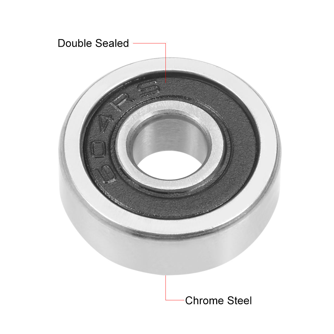 uxcell Uxcell Deep Groove Ball Bearings Metric Double Sealed Chrome Steel ABEC1