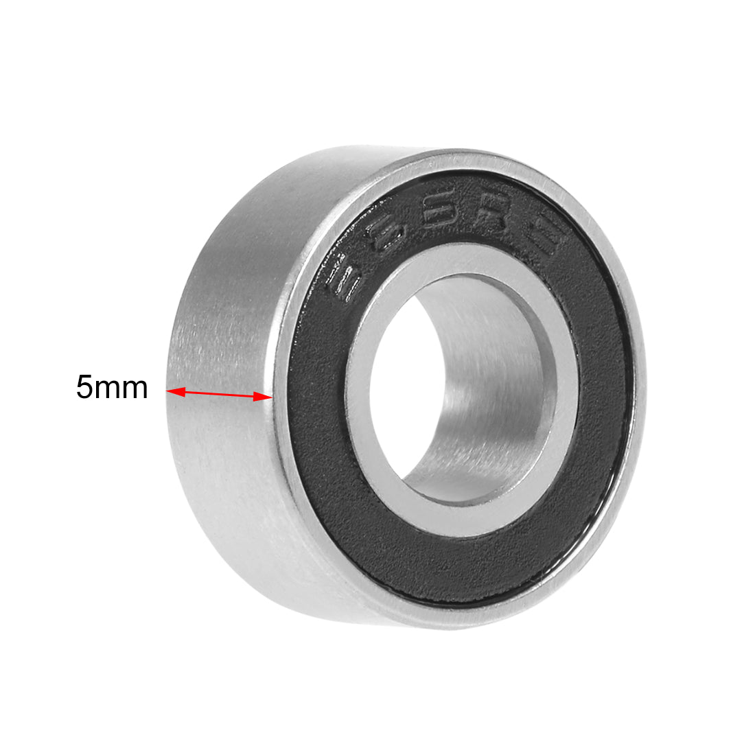 Harfington Deep Groove Ball Bearings Metric Double Seal Chrome Steel ABEC1 Z1