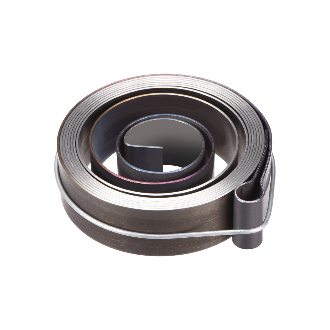Harfington Drill Press Spring Drill Press Quill Feed Return Coil Spring Assembly Spring Steel Chemical Blackening Finish 1800mm Expand Long 59 x 16 x 0.7mm