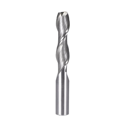 Harfington 16mm Cutting HSSAL Spiral Drill Bit Straight End Mill Cutter 2 Flute with 16mm Shank