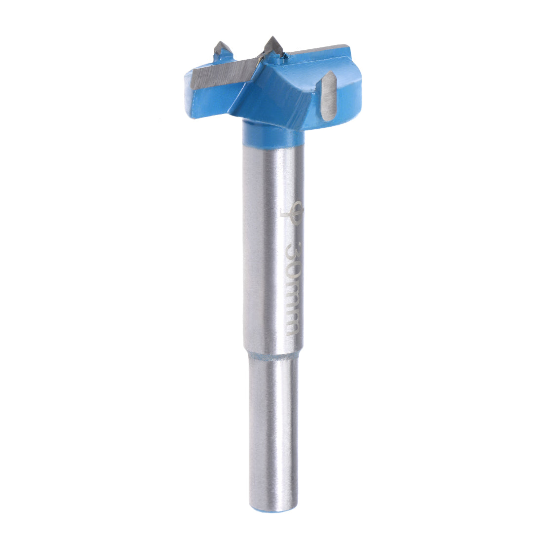 Harfington Forstner Wood Boring Drill Bits 30mm Dia Hole Saw Carbide Round Shank Cutting for Hinge Plywood MDF CNC Tool