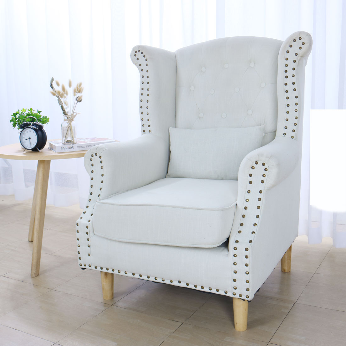 Harfington Round Solid Wood Furniture Leg Chair Sofa Cabinet Replacement Set of 5