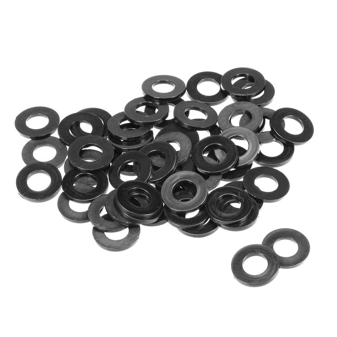 Harfington Nylon Flat Washers for Screws Bolts 50PCS