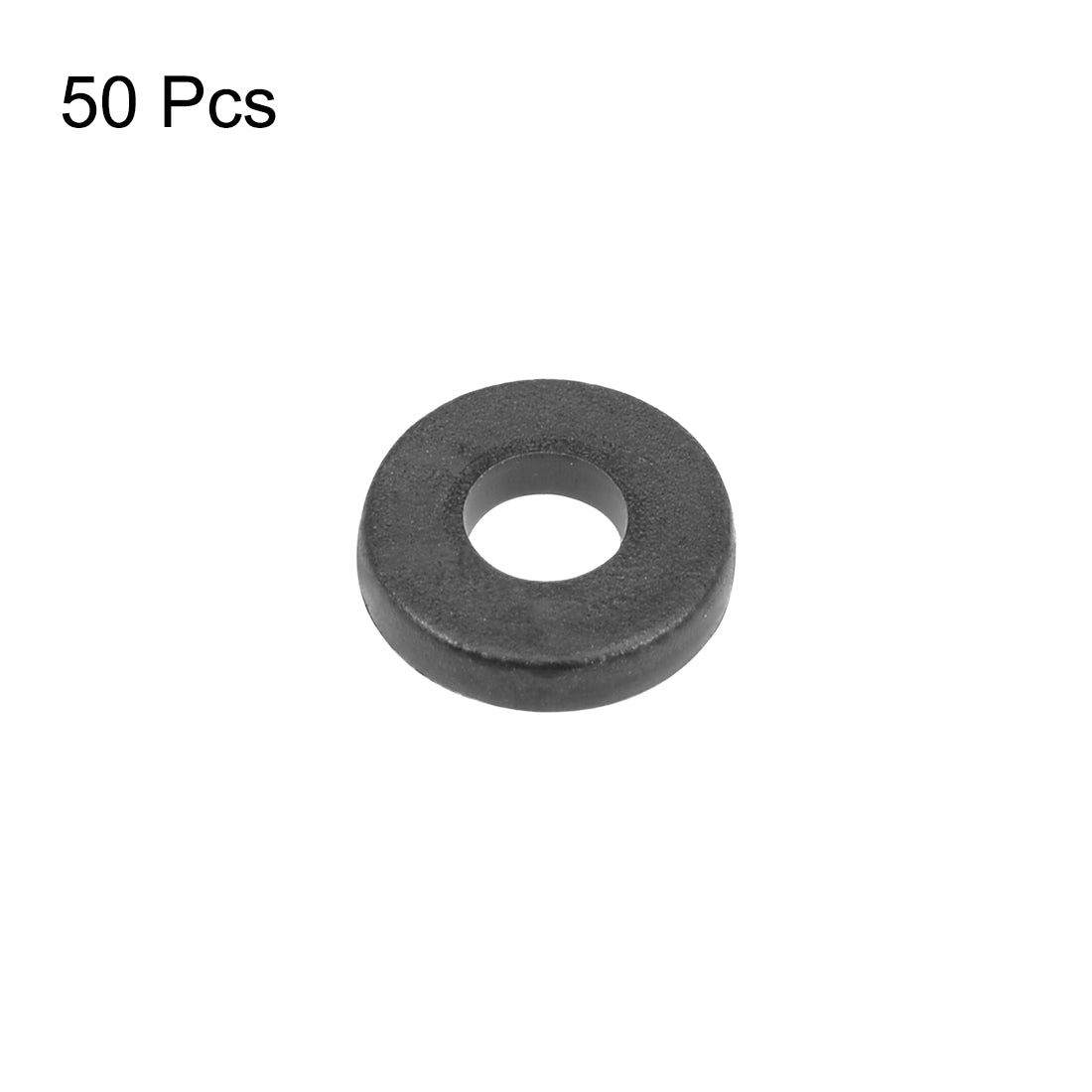 Harfington Nylon Flat Washers for Screws Bolts 50PCS