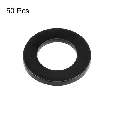 Harfington Nylon Flat Washers for Screws Bolts 50PCS