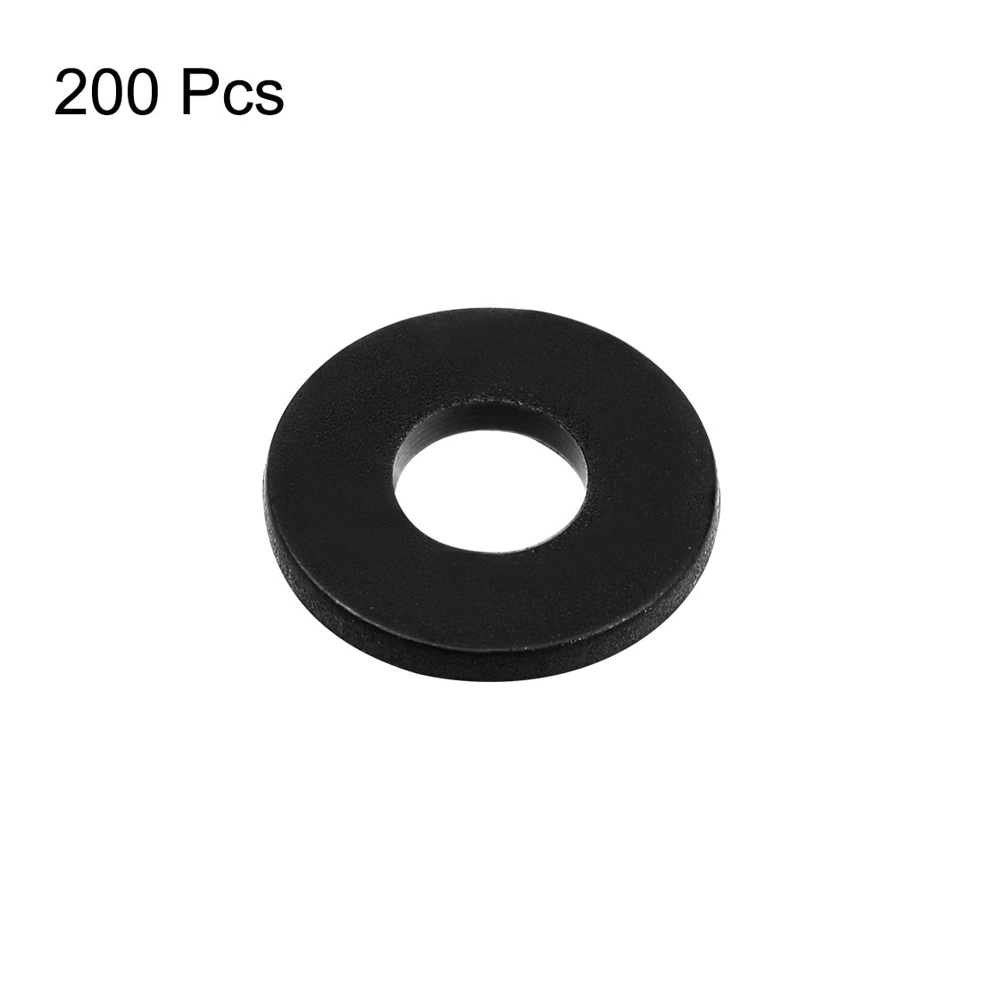 Harfington Nylon Flat Washers for Screws Bolts 200PCS