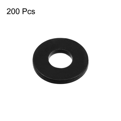 Harfington Nylon Flat Washers for Screws Bolts 200PCS