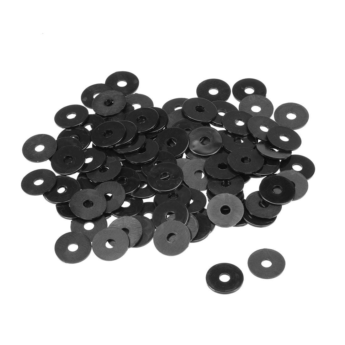 Harfington Nylon Flat Washers for Screws Bolts 100PCS