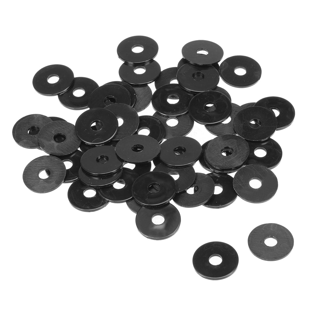 Harfington Nylon Flat Washers for Screws Bolts 50PCS