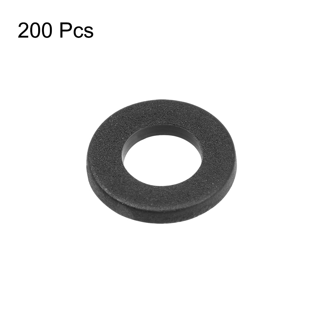 Harfington Nylon Flat Washers for Screws Bolts 200PCS