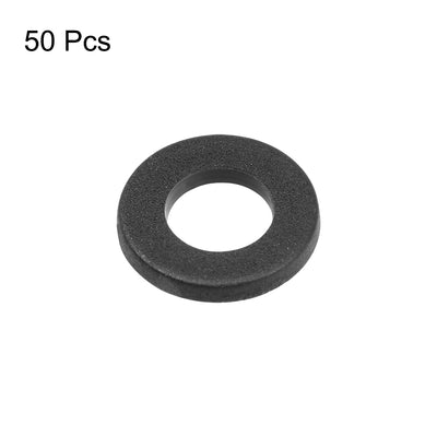 Harfington Nylon Flat Washers for Screws Bolts 50PCS