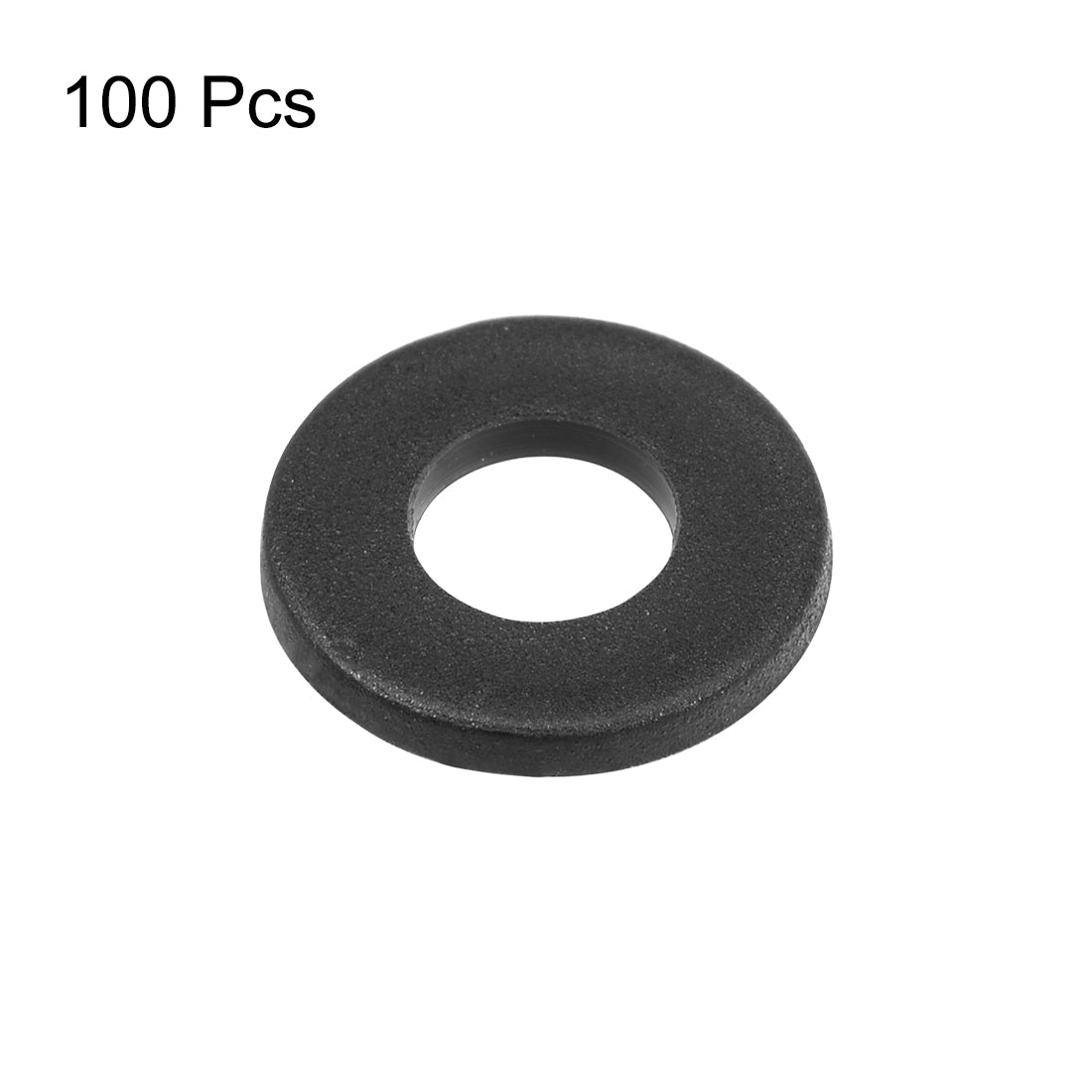 Harfington Nylon Flat Washers for Screws Bolts 100PCS
