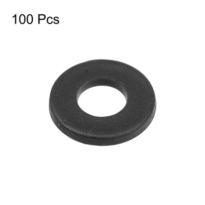 Harfington Nylon Flat Washers for Screws Bolts 100PCS