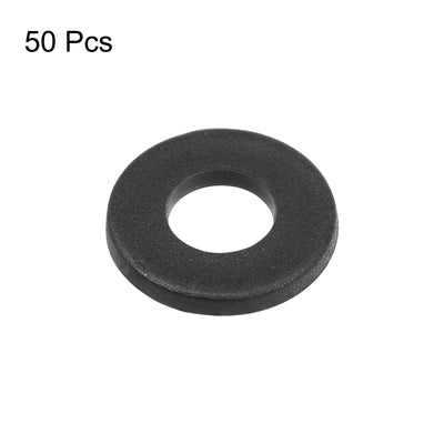 Harfington Nylon Flat Washers for Screws Bolts 50PCS