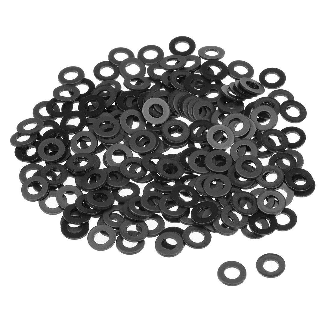 Harfington Nylon Flat Washers for Screws Bolts 200PCS
