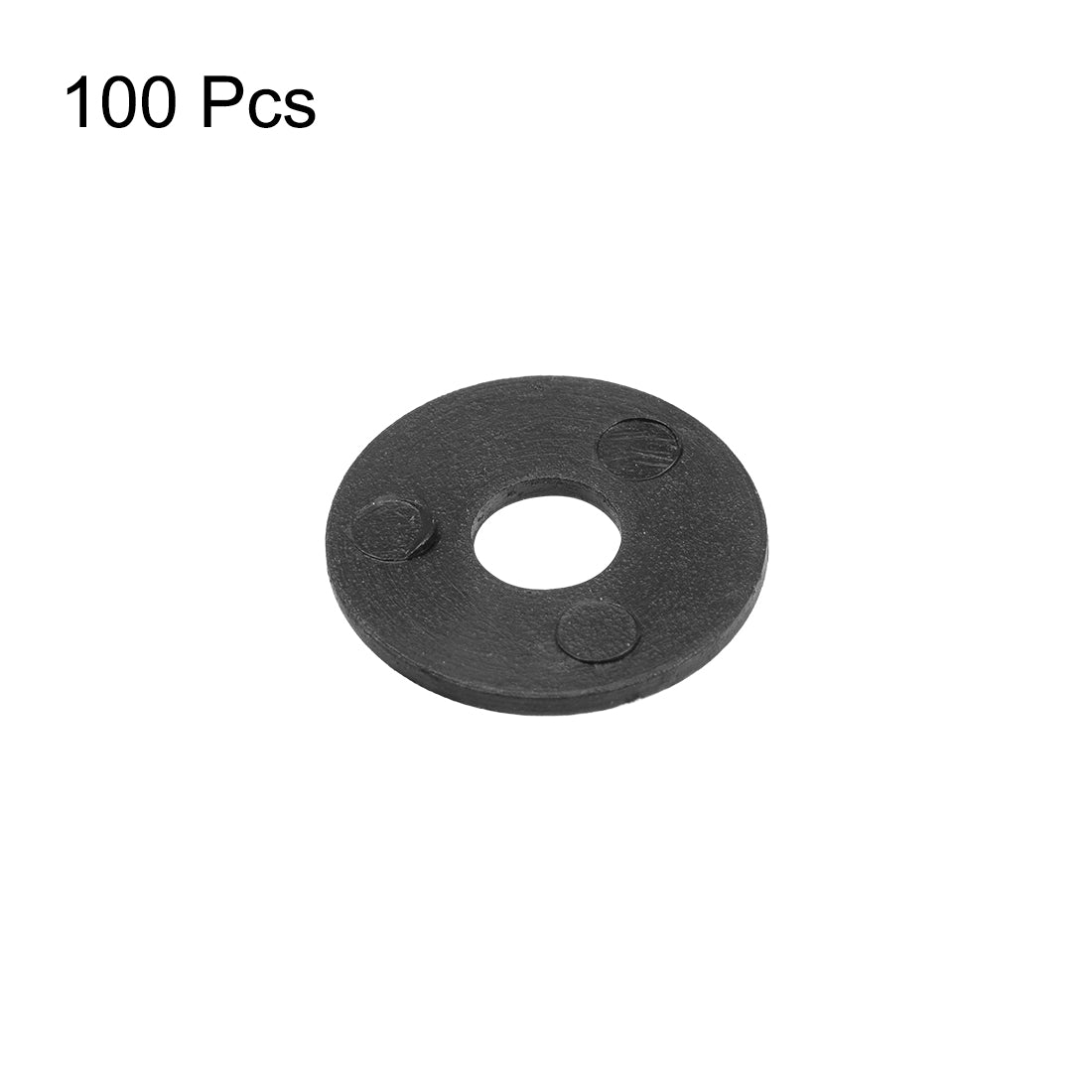 Harfington Nylon Flat Washers for Screws Bolts 100PCS