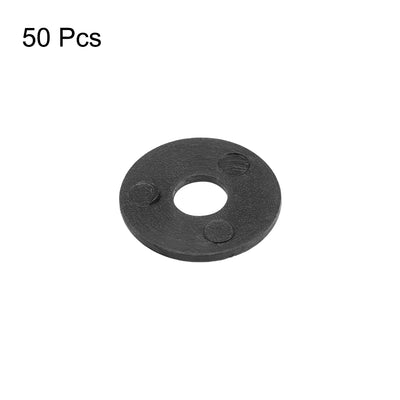 Harfington Nylon Flat Washers for Screws Bolts 50PCS
