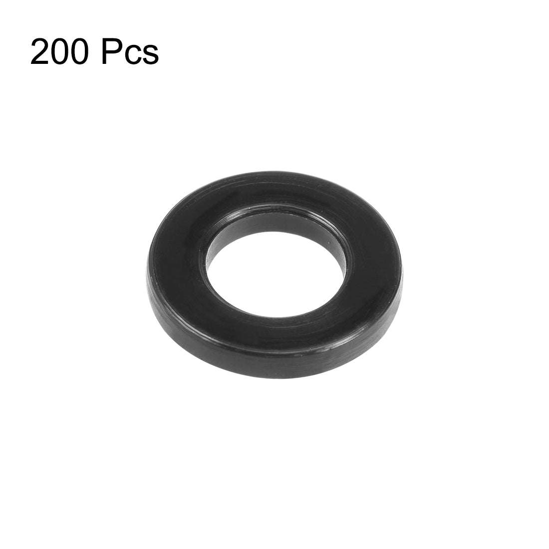 Harfington Nylon Flat Washers for Screws Bolts 200PCS