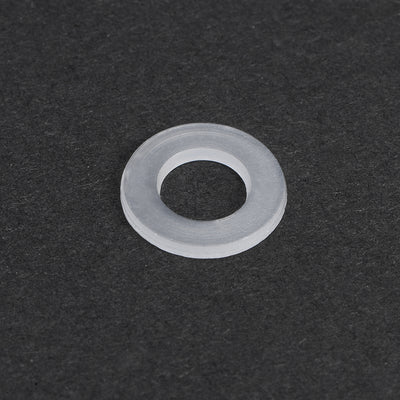 Harfington White Nylon Flat Washers for Screws Bolts 50PCS