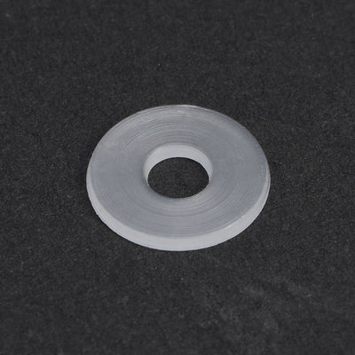 Harfington White Nylon Flat Washers for Screws Bolts 50PCS