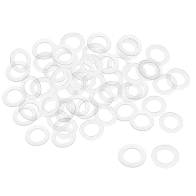Harfington White Nylon Flat Washers for Screws Bolts 50PCS