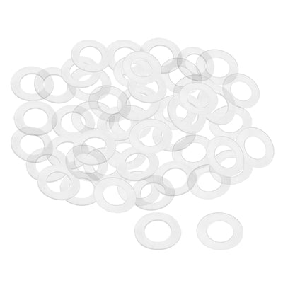 Harfington White Nylon Flat Washers for Screws Bolts 200PCS