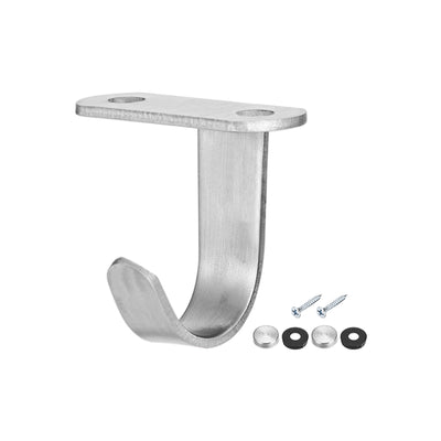 Harfington 15 Pcs Wall Mounted Hook Robe Hooks Single Coat Hanger With Screws, Stainless Steel