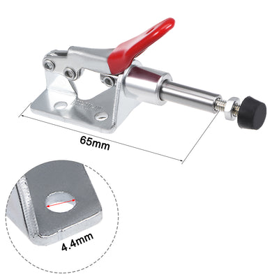 Harfington Toggle Clamp 45kg 99lbs Holding Capacity 16.7mm Stroke Push Pull Action Hand Tool BRH-301-AM 2Pcs