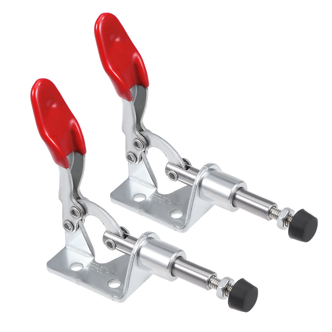 Harfington Toggle Clamp 45kg 99lbs Holding Capacity 16.7mm Stroke Push Pull Action Hand Tool BRH-301-AM 2Pcs