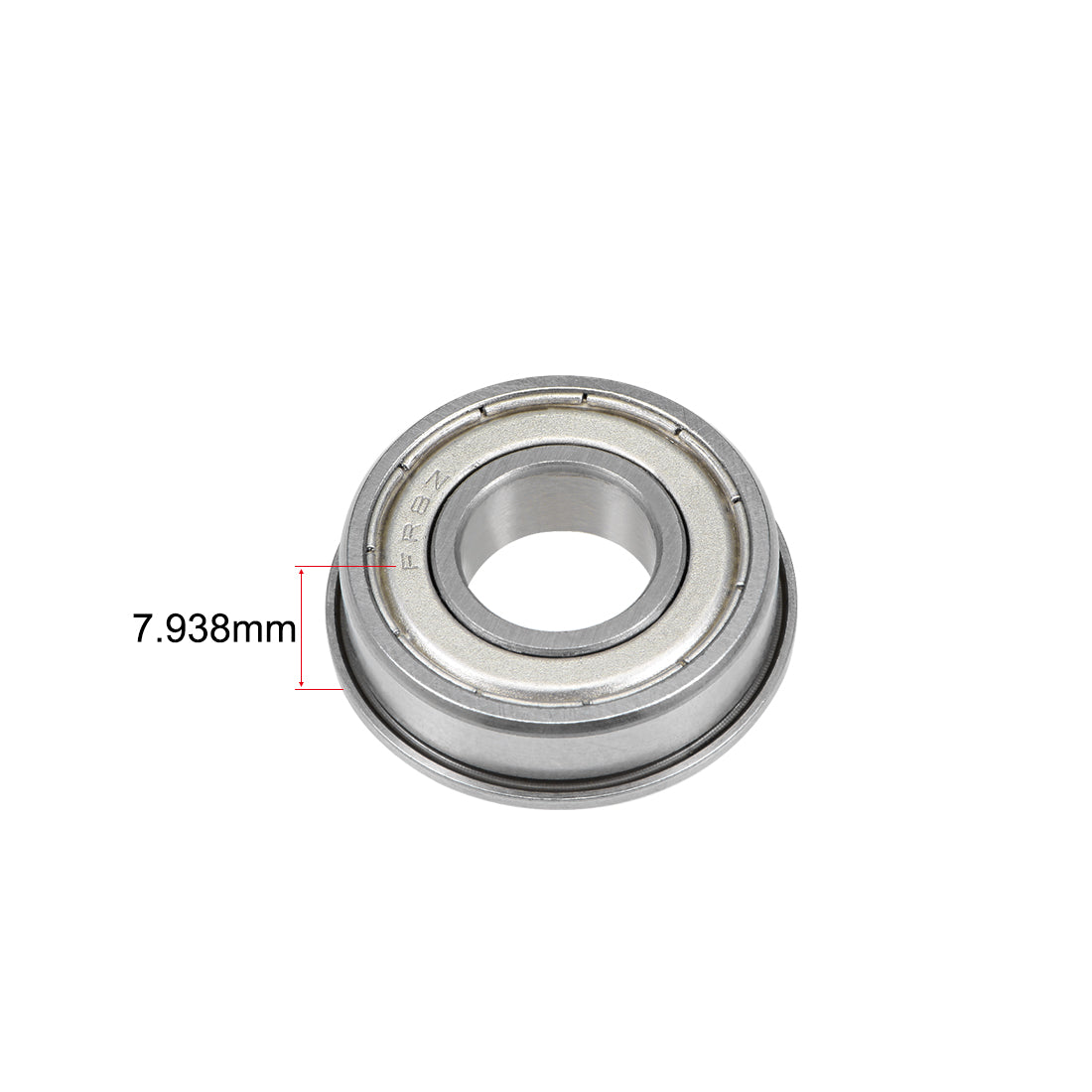 Harfington Flange Deep Groove Ball Bearings Inch Double Shielded Chrome Steel