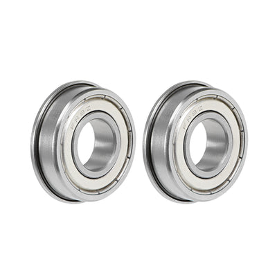 Harfington Flange Deep Groove Ball Bearings Inch Double Shielded Chrome Steel