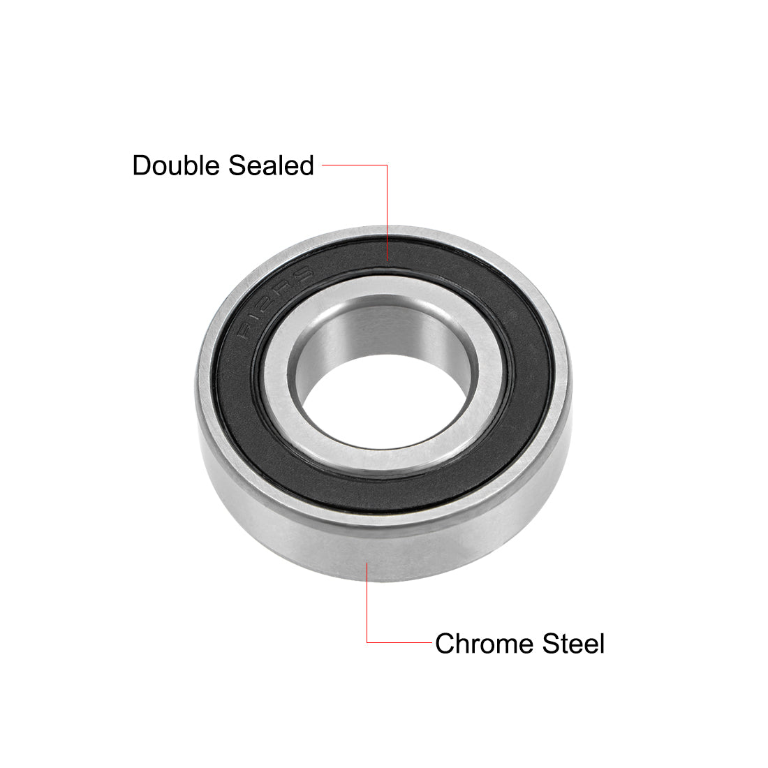 uxcell Uxcell Deep Groove Ball Bearings Inch Double Sealed Chrome Steel P0 Z1