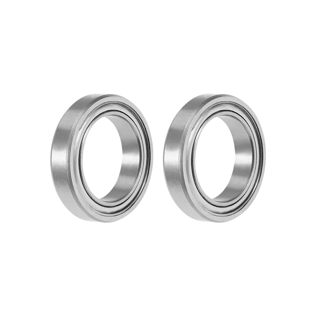 uxcell Uxcell Deep Groove Ball Bearings Double Shielded Chrome Steel Z1 P0