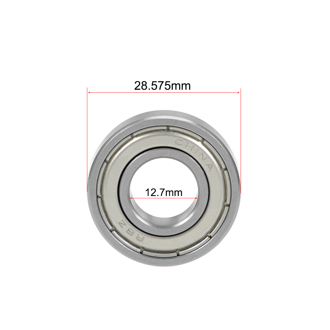 uxcell Uxcell Deep Groove Ball Bearings Double Shielded Chrome Steel Z1 P0