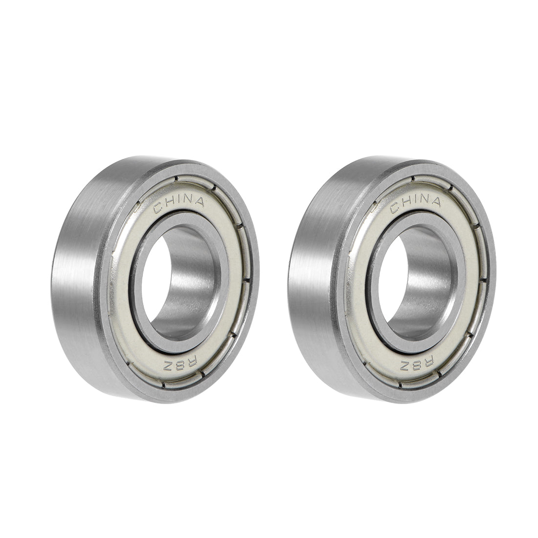 uxcell Uxcell Deep Groove Ball Bearings Double Shielded Chrome Steel Z1 P0